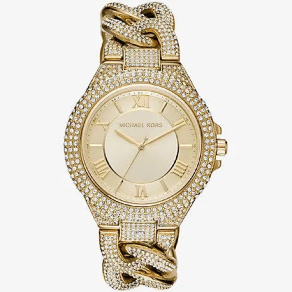 Michael Kors Oversized Gold Watch